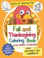 Fall And Thanksgiving Coloring Book For Toddlers - Preview