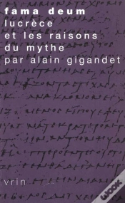 Capa do artigo Fama Deum ; Lucrèce Et Les Raisons Du Mythe