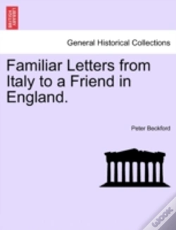 Capa do artigo Familiar Letters From Italy To A Friend In England.
