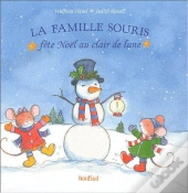 Famille Souris Fête Noël Au Clair De Lune