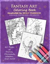 Fantasy Art Coloring Book