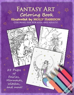 Capa do artigo Fantasy Art Coloring Book