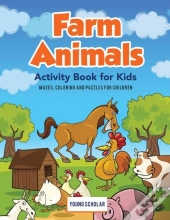 Farm Animals Activity Book For Kids