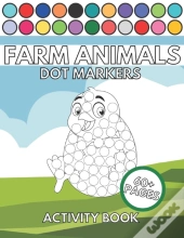 Farm Animals Dot Markers Activity Book