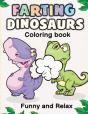 Farting Dinosaurs Coloring Book Funny And Relax - Preview