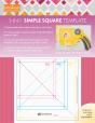 Fast2cut 3-In-1 Simple Square Template - Preview