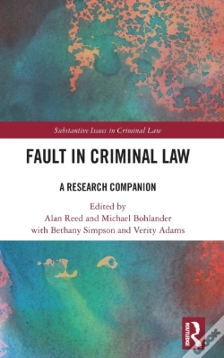 Capa do artigo Fault In Criminal Law