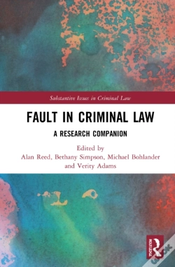 Capa do artigo Fault In Criminal Law