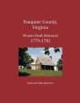 Fauquier County, Virginia Minute Book Abstracts 1779-1782 - Preview