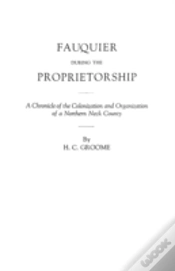 Capa do artigo Fauquier During The Proprietorship
