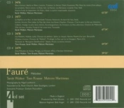 Capa do artigo Fauré: Mélodies - CD