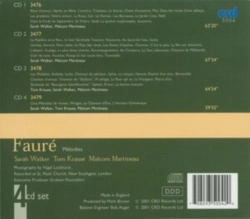Capa do artigo Fauré: Mélodies - CD