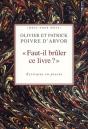 "Faut-Il Brûler Ce Livre ?" Écivains En Procès - Preview
