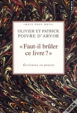 Capa do artigo "Faut-Il Brûler Ce Livre ?" Écivains En Procès