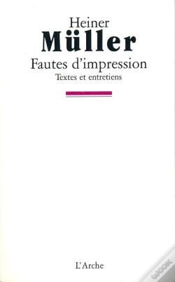 Capa do artigo Fautes D'Impression