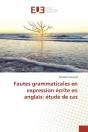 Fautes Grammaticales En Expression Ecrite En Anglais: Etude De Cas - Preview