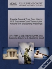 Capa do artigo Fayette Bank & Trust Co V. Herod U.S. Supreme Court Transcript Of Record With Supporting Pleadings