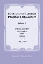 Fayette County, Georgia Probate Records - Preview
