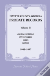 Fayette County, Georgia Probate Records