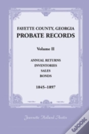 Capa do artigo Fayette County, Georgia Probate Records