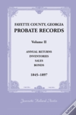 Capa do artigo Fayette County, Georgia Probate Records