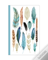 Feathers Deluxe Spiral Notebook