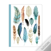 Feathers Deluxe Spiral Notebook