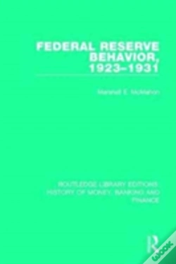 Capa do artigo Federal Reserve Behavior, 1923-1931