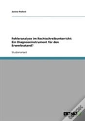 Capa do artigo Fehleranalyse Im Rechtschreibunterricht
