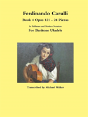 Ferdinando Carulli Book 4 Opus 121 - 24 Piezas In Tablature And Modern Notation For Baritone Ukulele - Preview