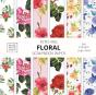 Fetching Floral Scrapbook Paper - Preview