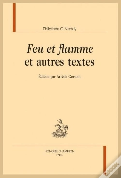 Capa do artigo "Feu Et Flamme" Et Autres Textes
