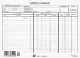 Ficha de Mercadorias (19,2 x 14 cm)
