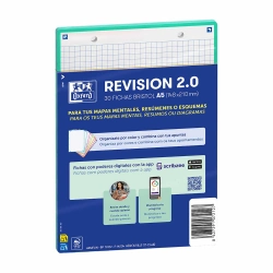 Capa do artigo Ficha De Revisao 2.0 A5 Quadriculada Oxford Ice Mint (30 Un) 400198780