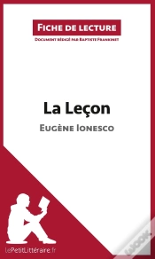 Capa do artigo Fiche De Lecture : La Leçon De Eugène Ionesco ; Résumé Complet Et Analyse Détaillée De L