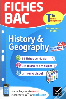 Capa do artigo Fiches Bac ; History & Geography ; Terminale Section Européenne