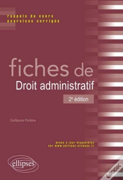 Capa do artigo Fiches De Droit Administratif 2eme Edition