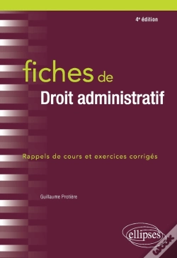 Capa do artigo Fiches De Droit Administratif - 4e Édition