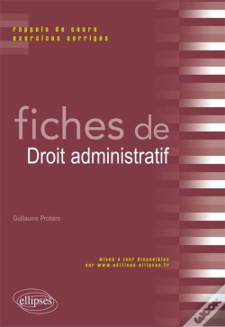 Capa do artigo Fiches De Droit Administratifs Rappels De Cours & Exercices Corriges