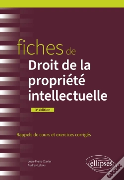 Capa do artigo Fiches De Droit De La Propriété Intellectuelle (3e Édition)