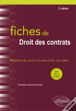 Capa do artigo Fiches De Droit Des Contrats (2e Édition)
