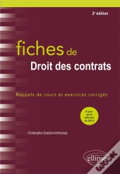 Fiches De Droit Des Contrats (2e Édition)