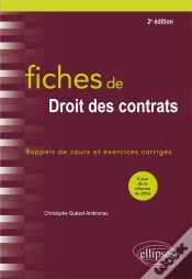 Capa do artigo Fiches De Droit Des Contrats (2e Édition)