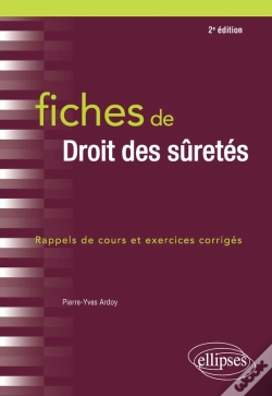 Capa do artigo Fiches De Droit Des Sûretés - 2e Édition