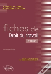Capa do artigo Fiches De Droit Du Travail Rappels De Cours & Exercices Corriges 4eme Edition