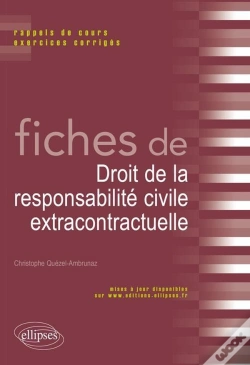 Capa do artigo Fiches De Droit Responsabilite Civile Extracontractuelle Rappels De Cours & Exercices Corriges