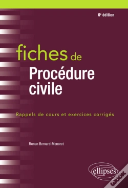 Capa do artigo Fiches De Procédure Civile - 6e Éd.