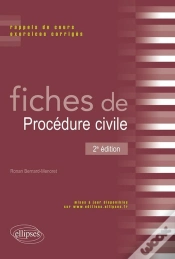 Capa do artigo Fiches De Procedure Civile Rappels De Cours & Exercices Corriges 2eme Edition