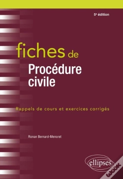 Capa do artigo Fiches De Procédures Civiles (5e Édition)