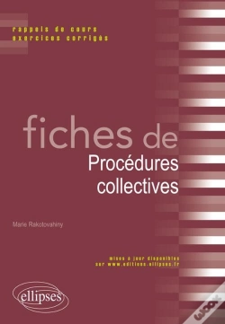 Capa do artigo Fiches De Procédures Collectives